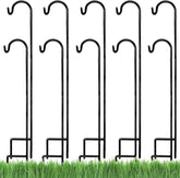 AshmanOnline shepherds hook 10 pack suspends outdoor lights securely for patios.