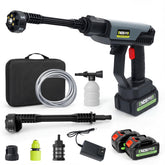 Asjdzy cordless pressure washer package ready for outdoor cleaning.