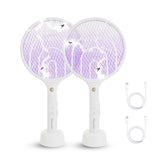 Aspectek electric fly swatter 3000V front view showing the compact head for fast zapping.