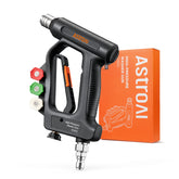 AstroAI short pressure washer gun with swivel for versatile cleaning.
