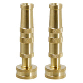 ATDAWN brass hose nozzle with heavy-duty construction for durable watering tasks.