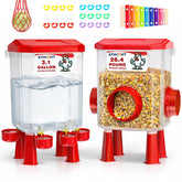 ATHCOHT large feeder-waterer set during assembly for a tidy coop workflow
