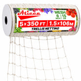Aticca Trellis Netting white 6-inch mesh supports climbing tomatoes and cucumbers