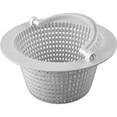 ATIE above-ground pool skimmer basket front view captures debris to reduce clogs