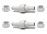ATIE hose swivel D20 close-up for secure two-hose connections on Polaris.