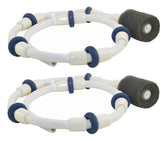 ATIE sweep hose complete kit installed on Polaris cleaner for debris scrubbing