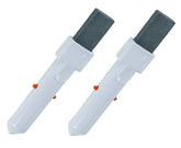 ATIE pool pumice stone with EZ-clip handle for easy rust and stain removal.