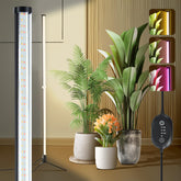 Atmel standing grow light stand directing even lighting for tall indoor plants