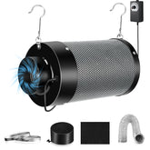 Atour 4in air filtration kit carbon filter close-up showing odor absorption capability
