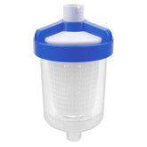 ATRACYPART inline leaf catcher top view shows durable canister for easy debris capture
