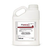 Atticus Mineiro 2F Flex bottle close-up shows ready-to-use systemic insecticide for robust lawn protection.
