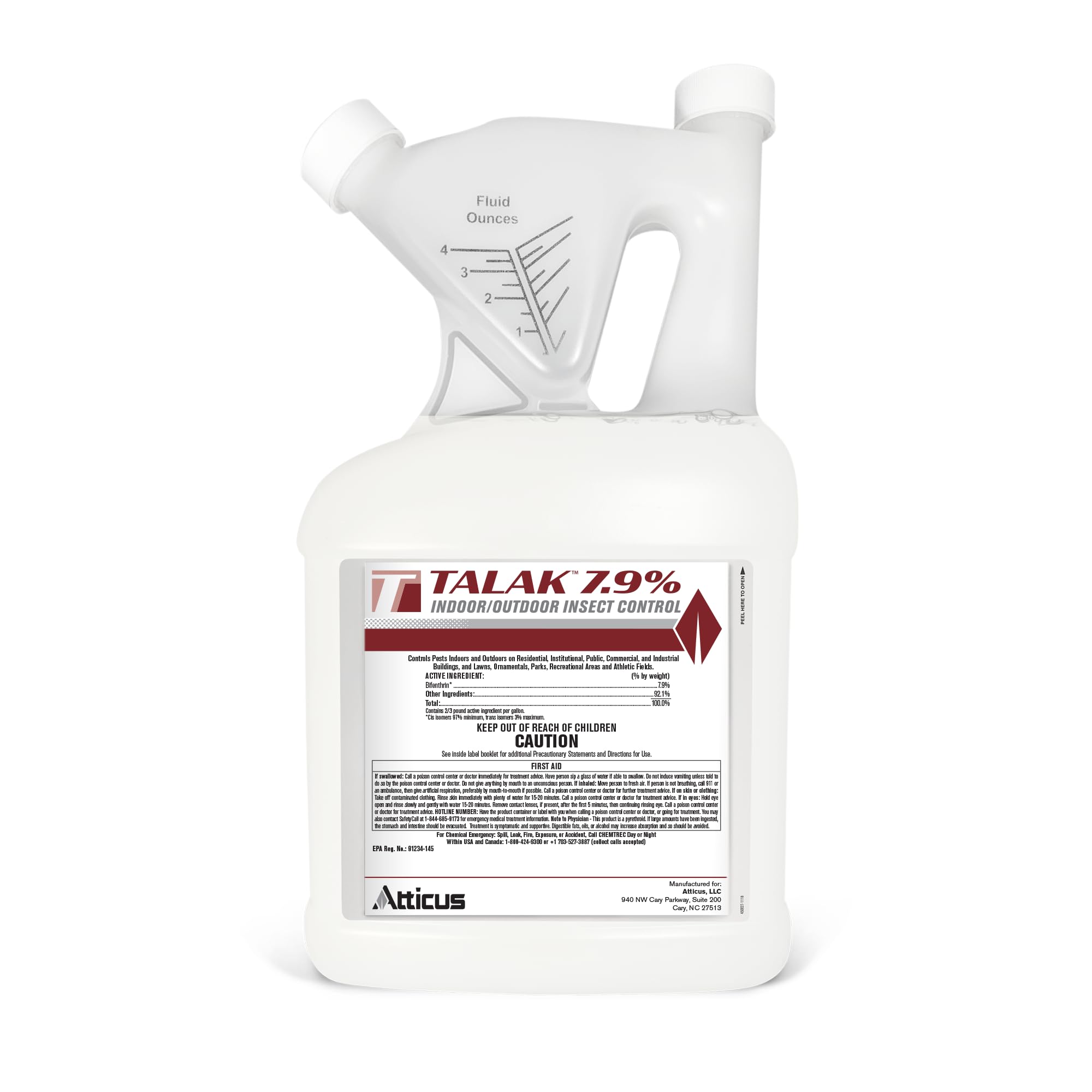 Atticus Talak 7.9% bottle pour for precise indoor and outdoor use.