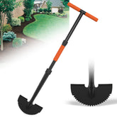ATUHOLA manual edger 41-inch in use for crisp lawn borders.