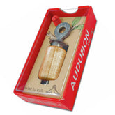 Audubon Bird Call birch gift pack front view, a classic outdoor sound tool for birding.