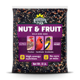 Audubon Park Nut & Fruit seed for outdoor feeders attracts a variety of backyard birds.