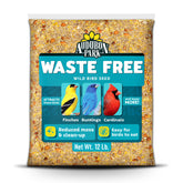 Audubon Park Waste Free Seed bag shown for tidy outdoor feeding.