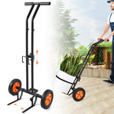 AugFir plant dolly with ergonomic handle enabling smooth indoor plant moves.