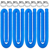 Augisteen pool hose 1.25in x 59in blue pack for above-ground pools