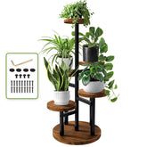 AUGOSTA 5-tier plant stand from the side showing five levels for organized greenery.