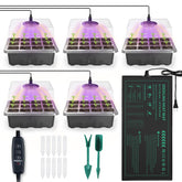 AUPETEK seed germination kit full setup for efficient seed starting.