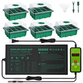 AUPETEK seedling heat mat with thermostat controller for precise germination warmth.