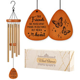 Aurahouse friendship wind chime with heartfelt words for long-distance friendship