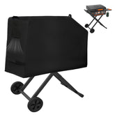 Aurmer grill cover on a 22-inch Blackstone griddle protecting from sun and rain