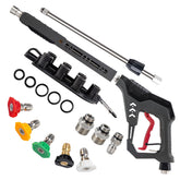 AURORA CAR pressure washer gun with swivel enables easy, tangle-free cleaning.