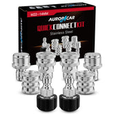 Aurora Car quick-disconnect 3/8 inch fitting enables fast, secure connections for car washing.