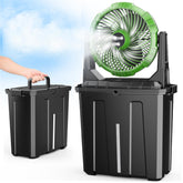 Ausic Misting Fan 9L Bucket enabling portable outdoor cooling on patios.