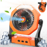 Ausic portable misting fan with water tank delivers refreshing cooling on outdoor trips.