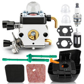 AUTOKAY FS55 carburetor package for STIHL trimmers; complete replacement kit.