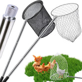 Autokcan chicken-catching-net with white mesh for poultry handling