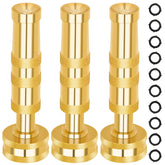AUTOMAN brass hose nozzle shows heavy-duty construction for tough outdoor tasks.