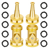 AUTOMAN brass hose nozzle jet spray for powerful cleaning tasks like car washing and decks.