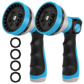 AUTOMAN garden hose nozzle with 10-pattern dial for versatile watering