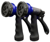 AUTOMAN garden hose nozzle two-pack with ergonomic grip for comfortable watering.