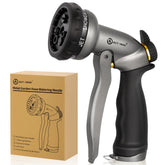 AUTOMAN garden hose nozzle with seven spray patterns for versatile watering