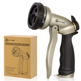 AUTOMAN garden hose nozzle jet pattern for powerful cleaning on driveways and cars.