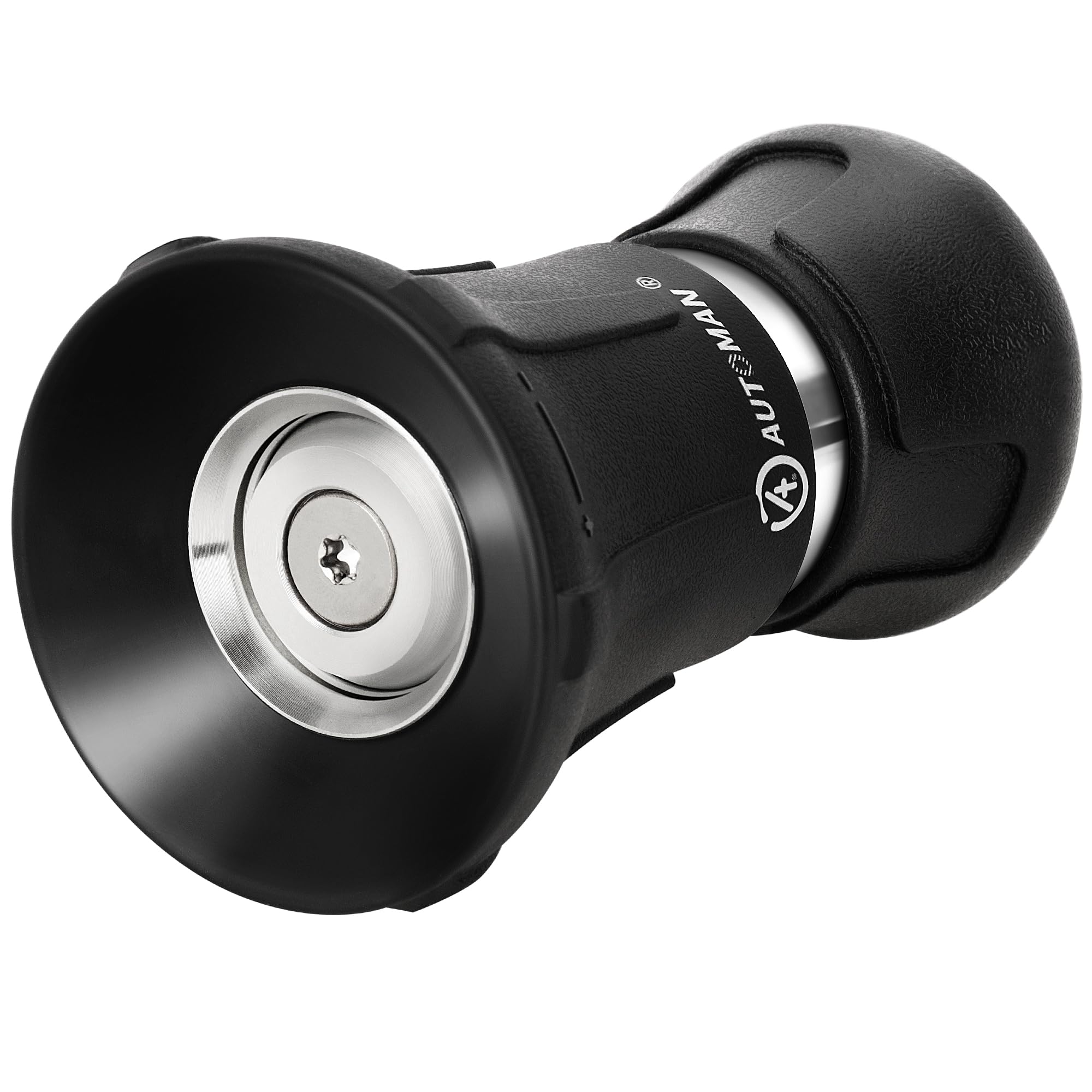 AUTOMAN heavy-duty fireman nozzle for powerful watering and car cleaning.