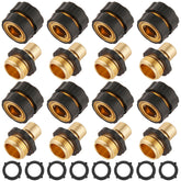 AuySier 8-set quick-connect hose fittings kit ready for fast garden setup.
