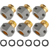 AuySier aluminum female connector for quick, leak-free hose repair.