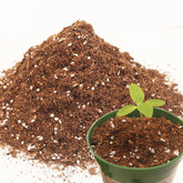 Avalution 3QT potting soil packaging for easy storage and use.