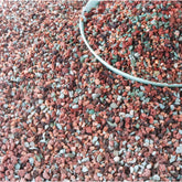 Avalution lava rock 18lb bag close-up highlights porous pebbles for drainage.