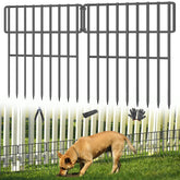 AVELOTUUG 25-panel no-dig garden fence blocks small animals and protects borders.