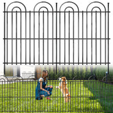 AVELOTUUG 25-panel no-dig fence panel for flexible garden boundaries.