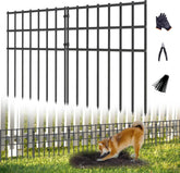 AVELOTUUG 25-pack garden fence patio border rustproof finish for outdoor durability.