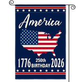 AVOIN colorlife 1776-2026 USA flag front view highlighting durable outdoor decor