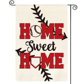 AVOIN Colorlife baseball flag 12x18, double-sided print, weather-resistant for outdoor display.