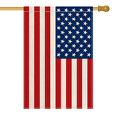 AVOIN colorlife fourth of july flag double-sided in front yard boosts festive curb appeal.